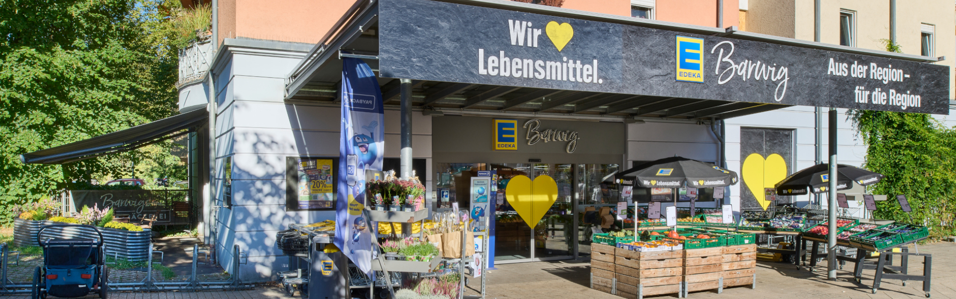 EDEKA Barwig Freiburg Zähringer Straße Markt Außenansicht